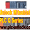 Unlock password for Mitsubishi Q series PLC