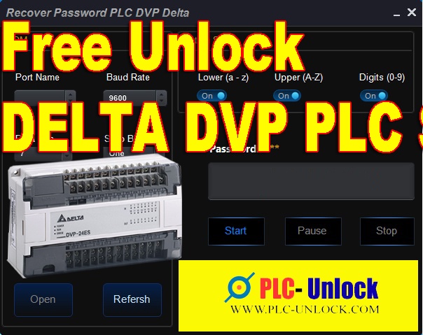 Crack Password to Delta DVP PLC