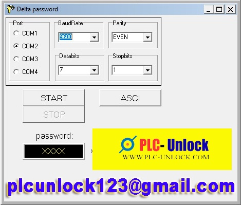 Crack Password to Delta DVP PLC Series