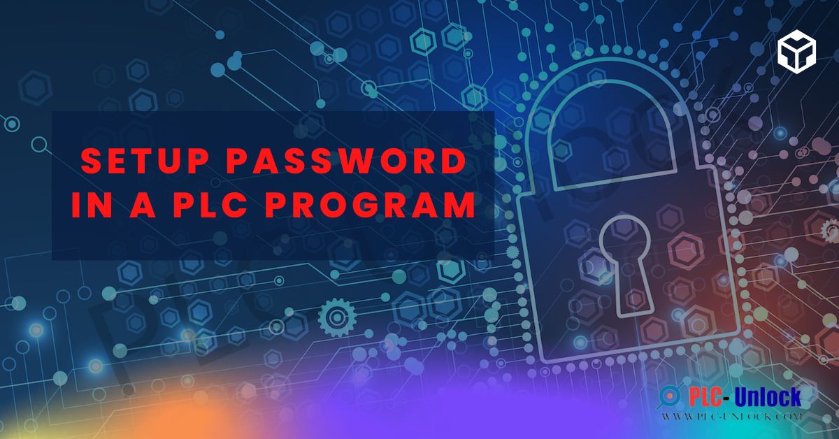 Setup password in PLC program