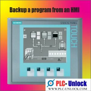 How to backup HMI Program